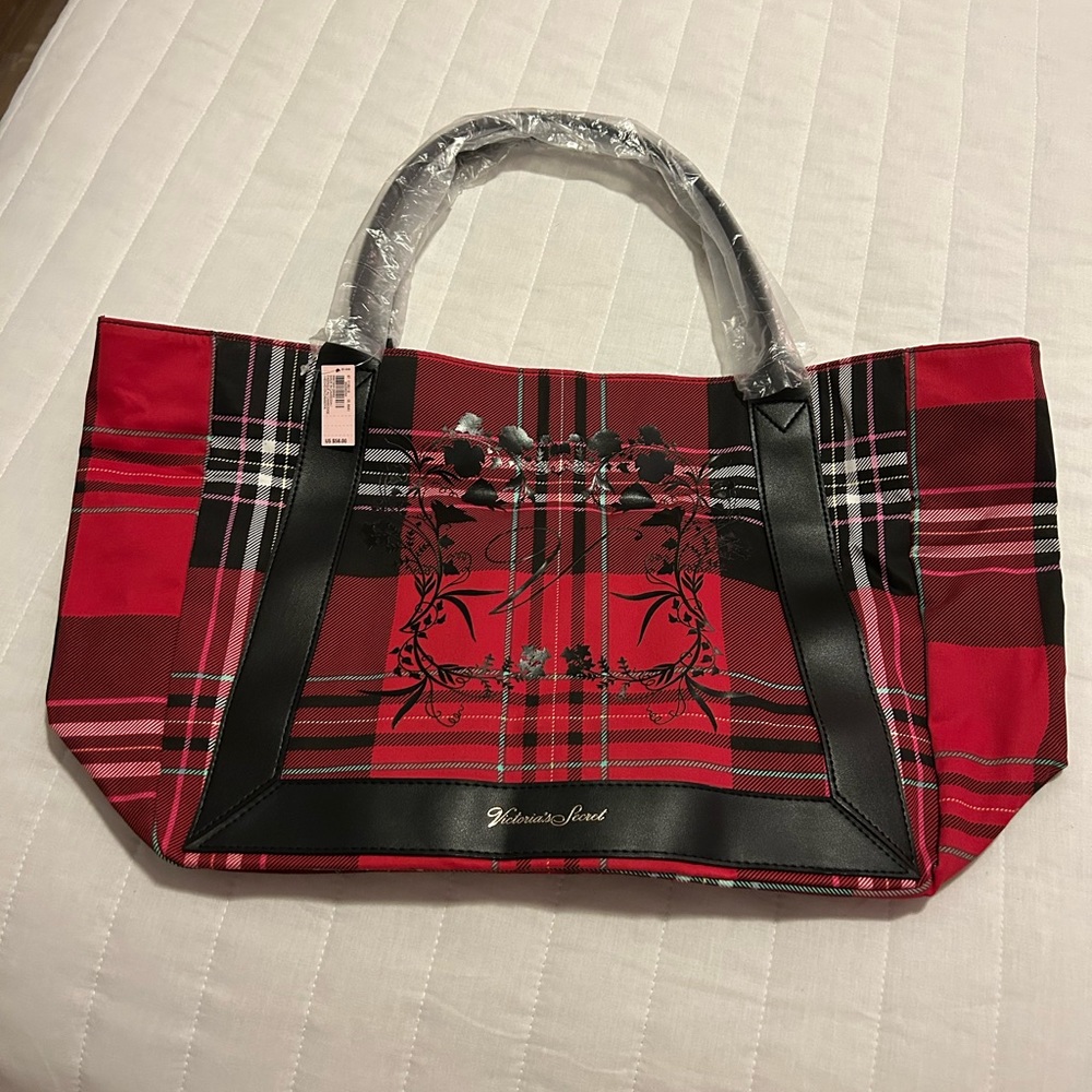 VS Plaid tote